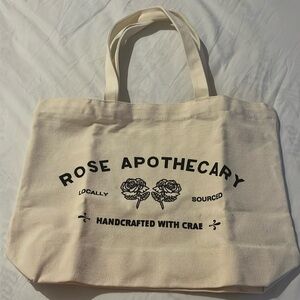 Schitt’s Creek Rose Apothecary canvas tote. Grocery shopping bag.